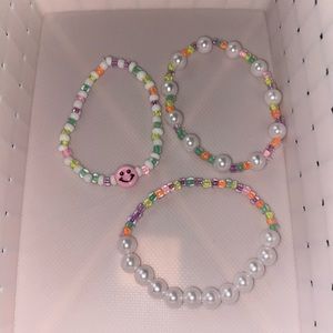 trendy beaded bracelets!